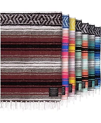 Authentic Large Handwoven Mexican Blanket - Durable Serape