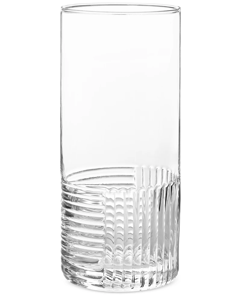 The Cellar Lia Collection 16.9-oz. Fluted Highball Glasses, Set of 4, Exclusively at Macy's