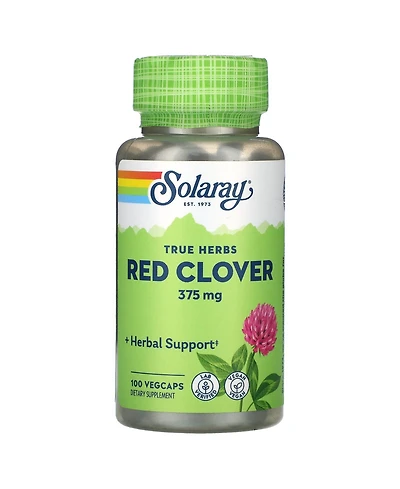 Solaray True Herbs Red Clover 375 mg - 100 VegCaps