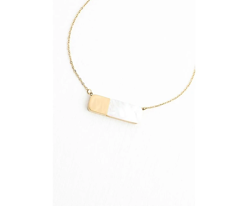 Courage Light and Gold Necklace