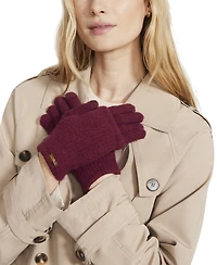 Steve Madden Women's Cozy Touchscreen Gloves, Created for Macy's