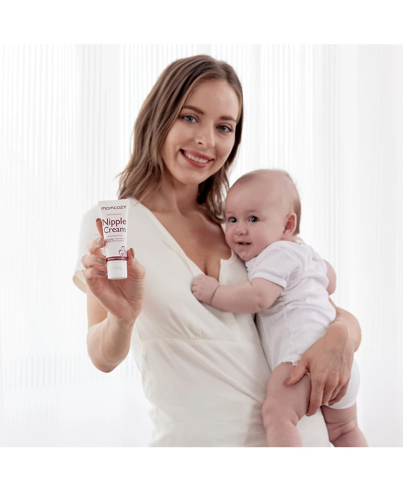 Momcozy 100% Natural Nipple Cream, Lanolin-free Nipple Butter