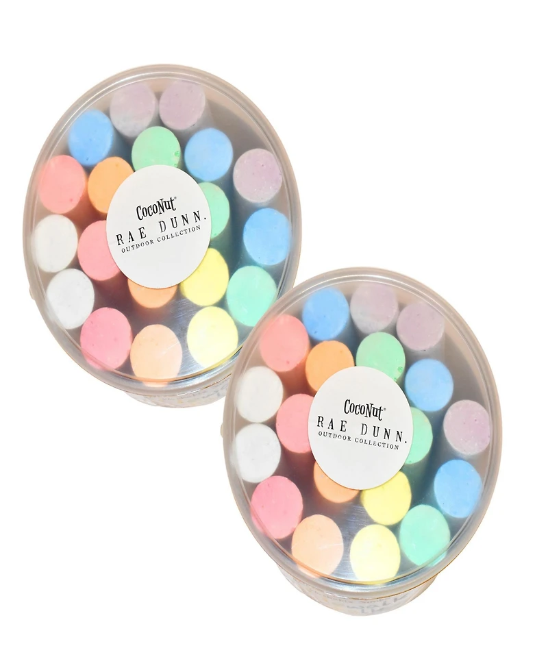 CocoNut Outdoor Rae Dunn Draw. Doodle. Jumbo Sidewalk Chalk 2 Pack