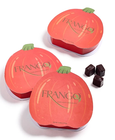 Frango Chocolates Dark Mint Chocolates in Pumpkin Box, 3 Pack, Created for Macy's