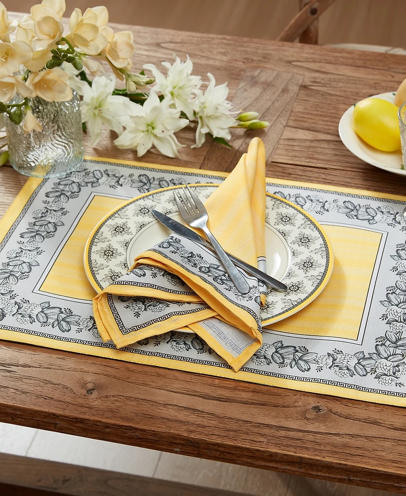 Villeroy & Boch Audun Polyester Stain and Water Resistant Placemats, Set of 4