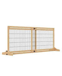 Expandable Pet Gate for Various Openings Adjustable up to 6 Feet, Safe and Stable