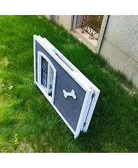 Streamdale Easy Assembly Wooden Dog House for Outdoor Use