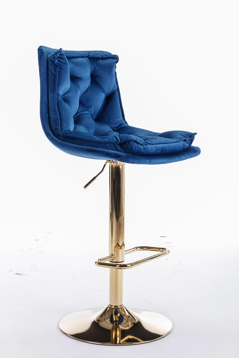 Simplie Fun Chrome Swivel Bar Stools Set