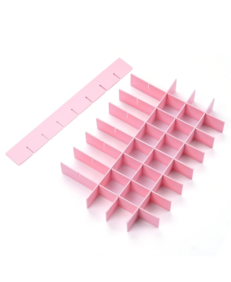 Byootique Nail Polish Adjustable Diy Divider for Manicure Table Drawer 11 Packs