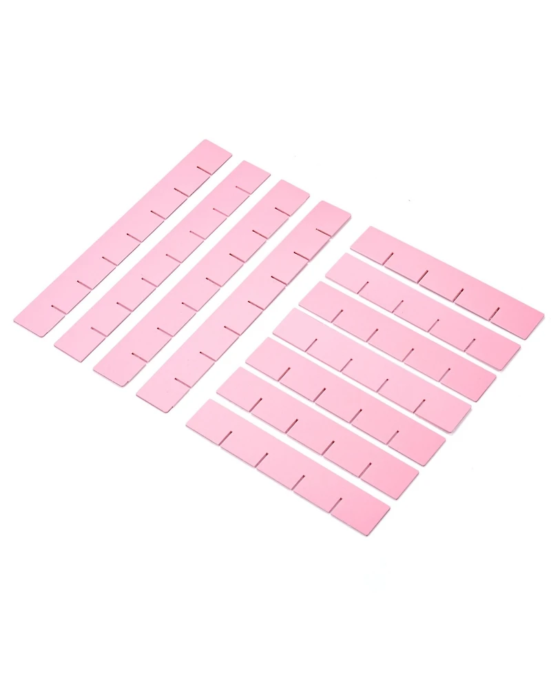 Byootique Nail Polish Adjustable Diy Divider for Manicure Table Drawer 11 Packs