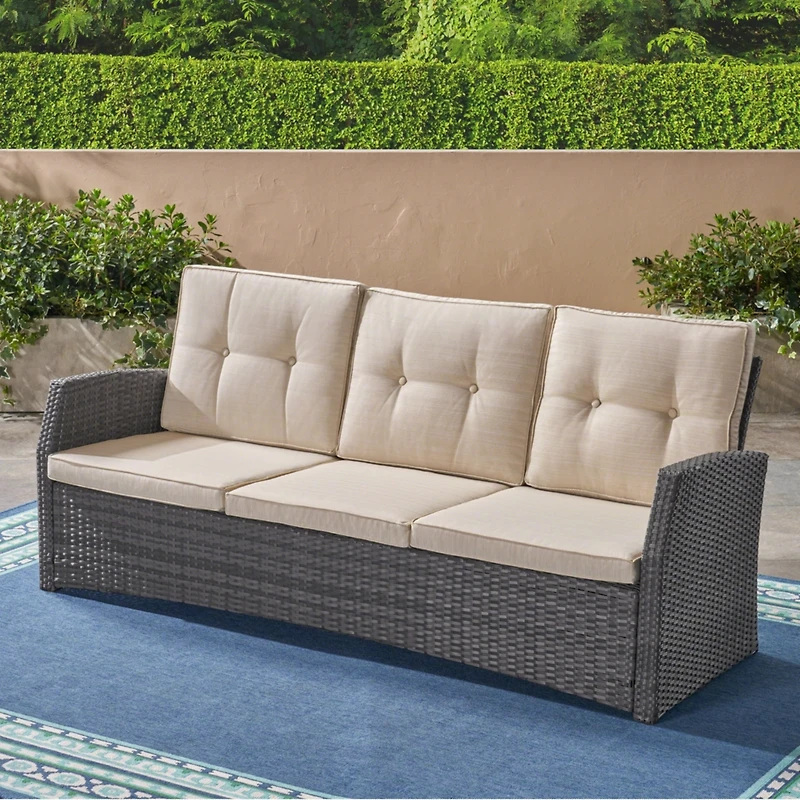 Streamdale Modern 3-Seater Patio Sofa Stylish, Durable, Water-Resistant