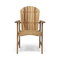 Streamdale Acacia Wood Adirondack Chairs (Set of 2) for Outdoor Patio