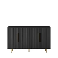 Streamdale Versatile Fluted Sideboard Art Deco meets Mid-Century Modern