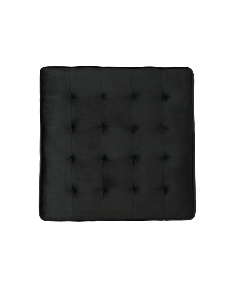 Streamdale Oversized Tufted Velvet Ottoman for Comfort & Style