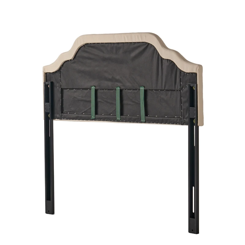 Simplie Fun Contemporary Button-Tufted Upholstered Headboard with Nailhead Accents