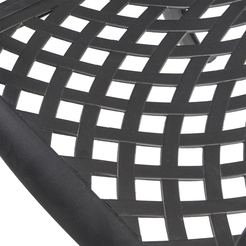 Simplie Fun Elegant and Durable Cast Aluminum Dining Chairs for Outdoor Spaces