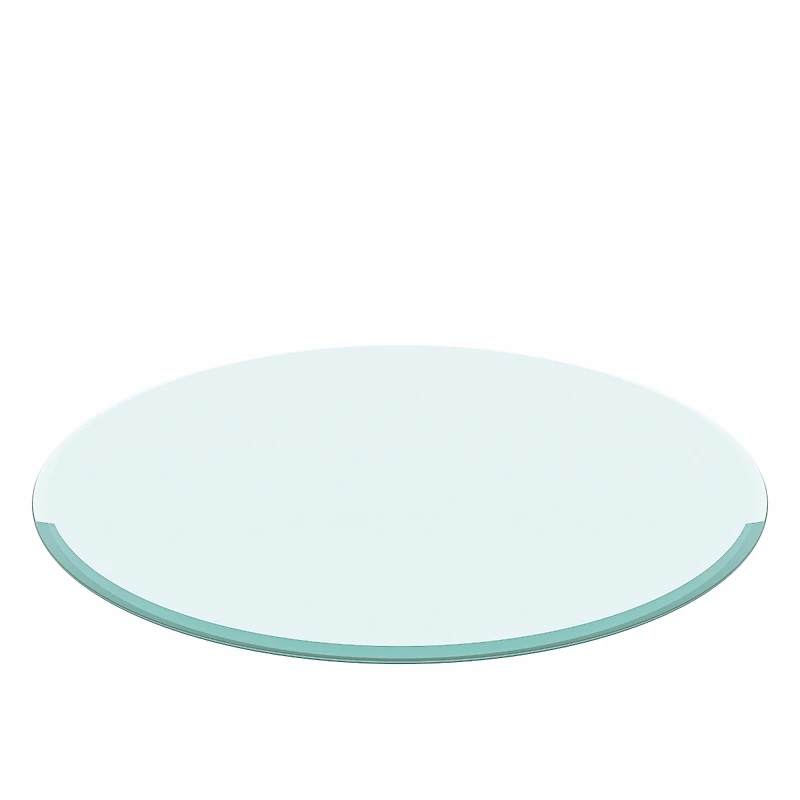 Streamdale 24" Clear Tempered Glass Tabletop (3/8" Thick)