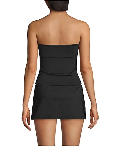 Lands' End Women's Bandeau Tankini Swimsuit Top