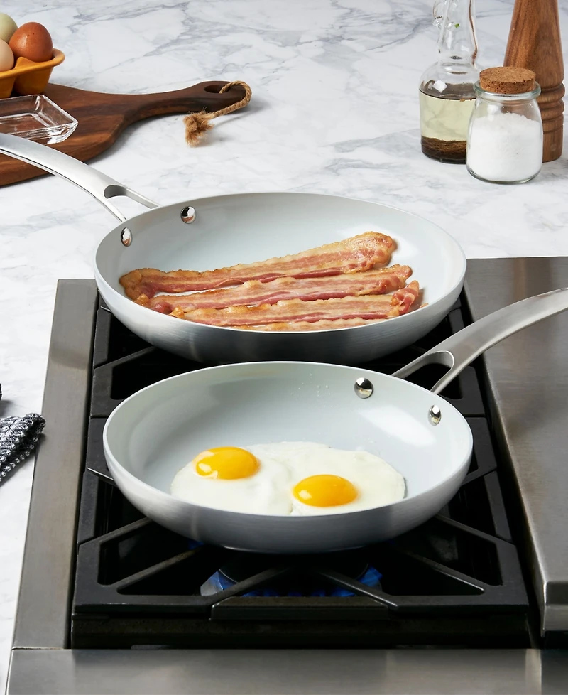 Smart Planet 2-Pc. Aluminum Nonstick Frypan Set