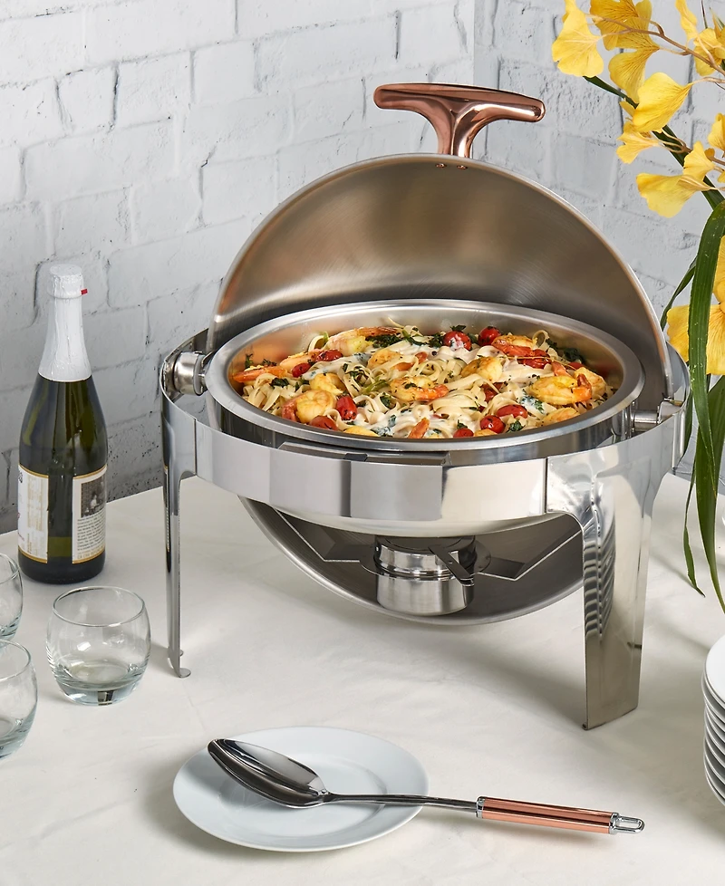 Celebrations by Denmark 6.3-Qt. Stainless Steel Round Chafing Dish