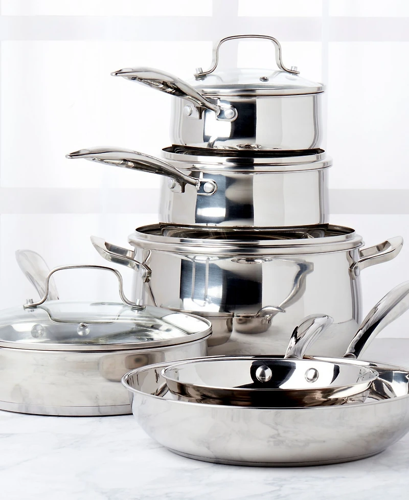 Denmark Tools for Cooks 10 Pc. Stainless Steel Cookware Set