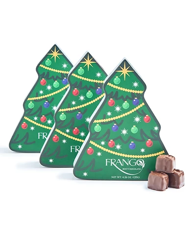 Frango Chocolates 3 Pack Holiday Milk Mint Chocolates in Tree Box, Created for Macy's