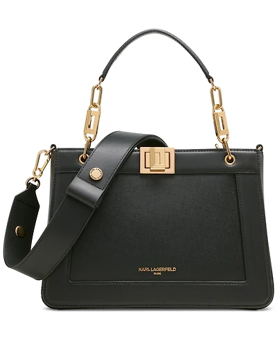 Karl Lagerfeld Paris Ivette Leather Satchel