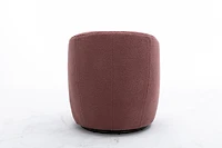 Streamdale Swivel Accent Barrel Chair with Metal Ring