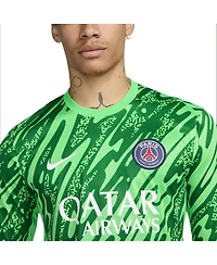 Nike Men's Green Paris Saint-Germain 2024/25 Goalkeeper Replica Stadium Long Sleeve Jersey