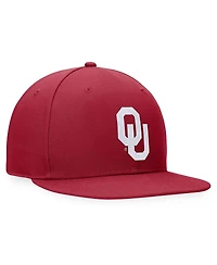 Top of the World Men's Crimson Oklahoma Sooners Fitted Hat