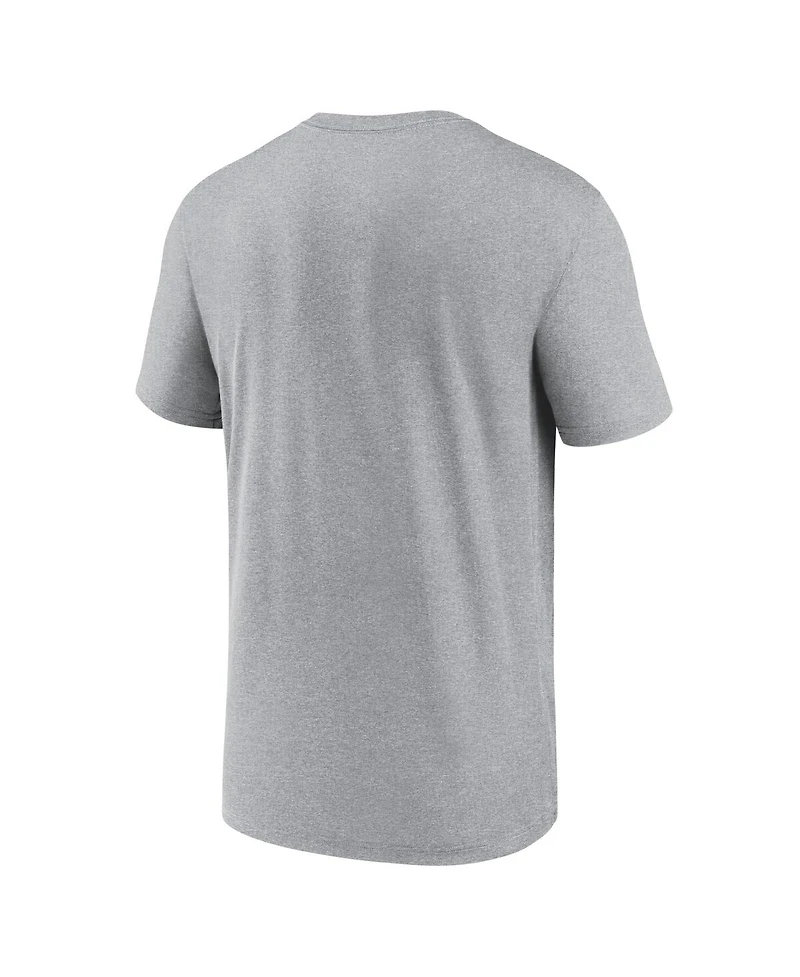 Nike Men's Heather Gray Stanford Cardinal Primetime Legend Wordmark T-Shirt