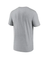 Nike Men's Heather Gray Stanford Cardinal Primetime Legend Wordmark T-Shirt