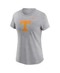 Nike Women's Heather Gray Tennessee Volunteers Primetime Evergreen Logo T-Shirt