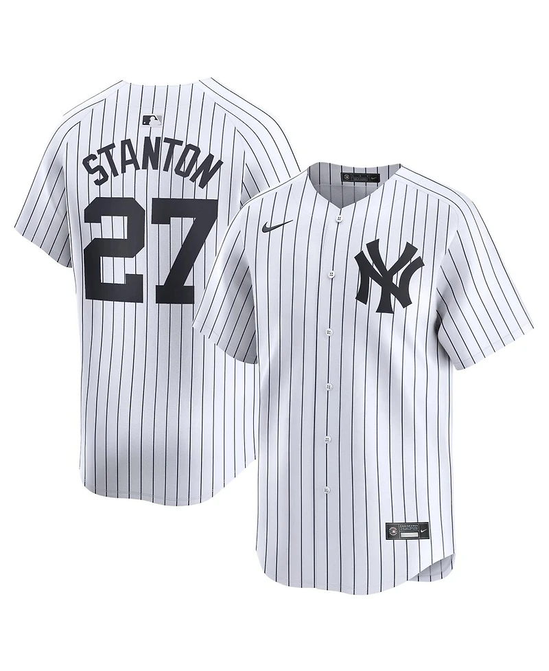 Nike Men's Giancarlo Stanton White New York Yankees Home Limited Player Jersey