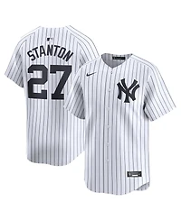 Nike Men's Giancarlo Stanton White New York Yankees Home Limited Player Jersey