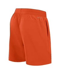 Nike Men's Orange Clemson Tigers 2024 Sideline Performance Shorts