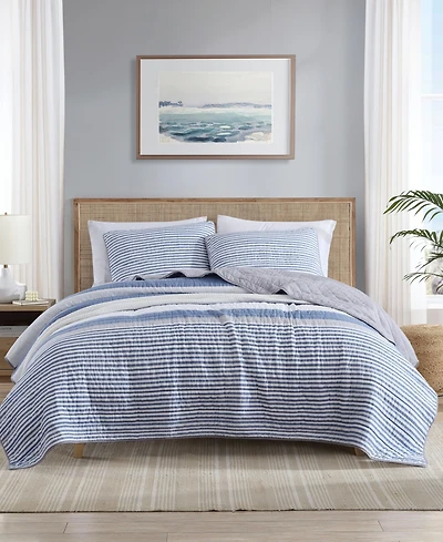 Nautica Fairwater Reversible 2 Piece Quilt Set, Twin