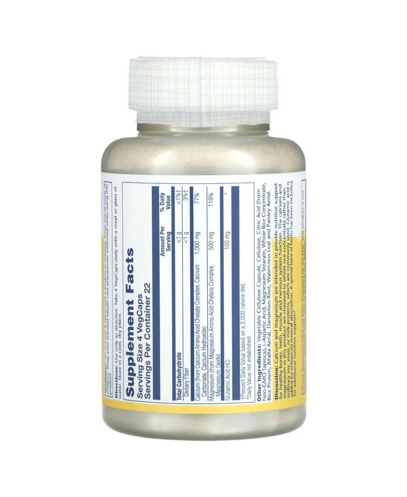 Solaray Enhanced Absorption Calcium Magnesium
