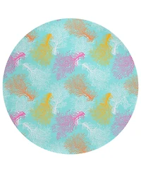 Dalyn Seabreeze Washable SZ3 8'x8' Round Area Rug