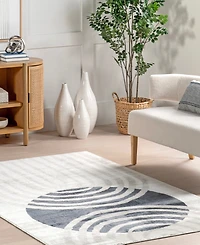 Nuloom Campbell Shandra Sky 5'x8' Area Rug