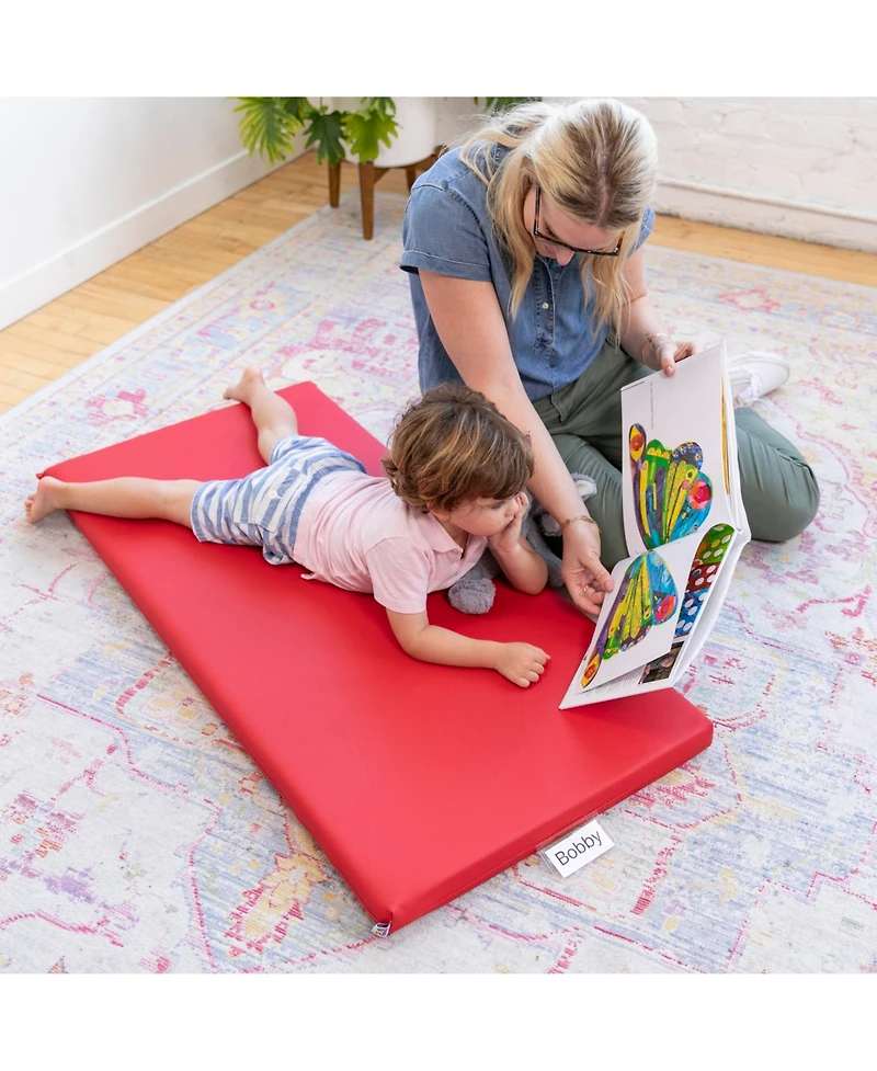 RestZone ECR4Kids SoftZone Rainbow Rest Mat, 2in, Assorted, 5-Piece