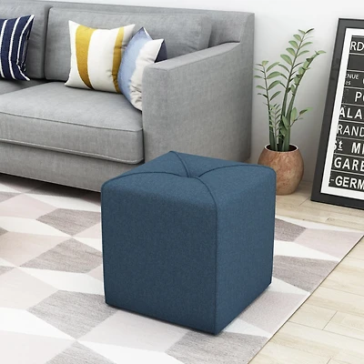 Streamdale Versatile Cube Ottoman for Comfort and Style