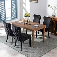 Streamdale Blue Upholstered Dining Chairs, Set of 2