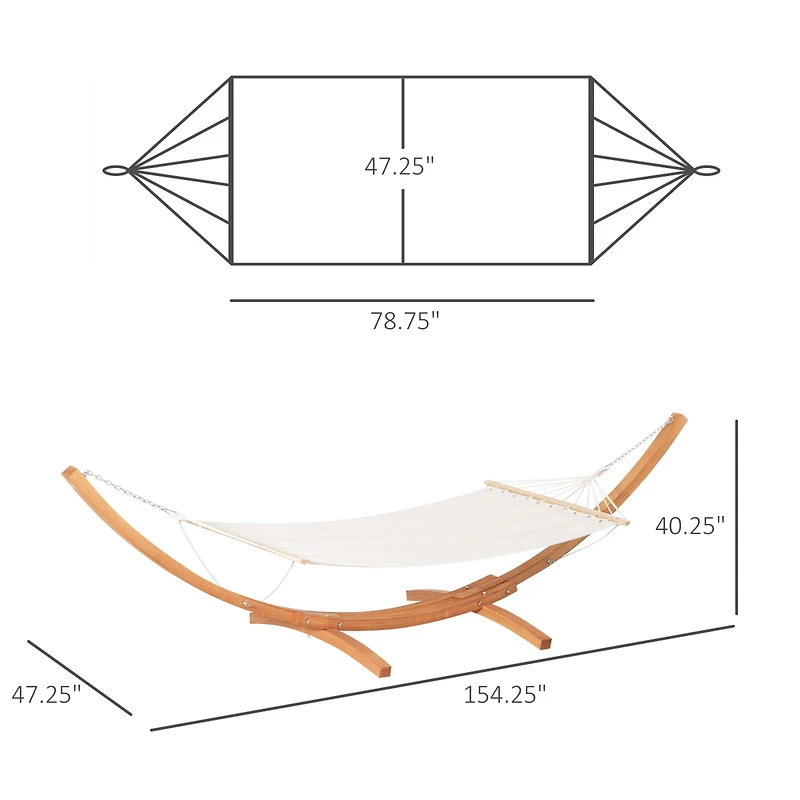 Extra-Large Outdoor Boho Hammock with Stand for Ultimate Relaxation