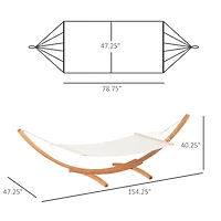 Extra-Large Outdoor Boho Hammock with Stand for Ultimate Relaxation