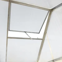 Streamdale Furniture Premium Greenhouse Polycarbonate and Aluminum Frame, Sliding Door