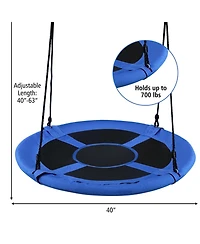 Slickblue 40 Inch Flying Saucer Tree Swing Indoor Outdoor Play Set