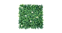 Slickblue 12 Pcs 20 x 20inch Artificial Daisy Hedge Plant Privacy Fence Hedge Panels