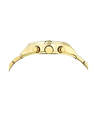Roman Stainless Steel Gold Tone & Blue Men's Watch 1291CROS