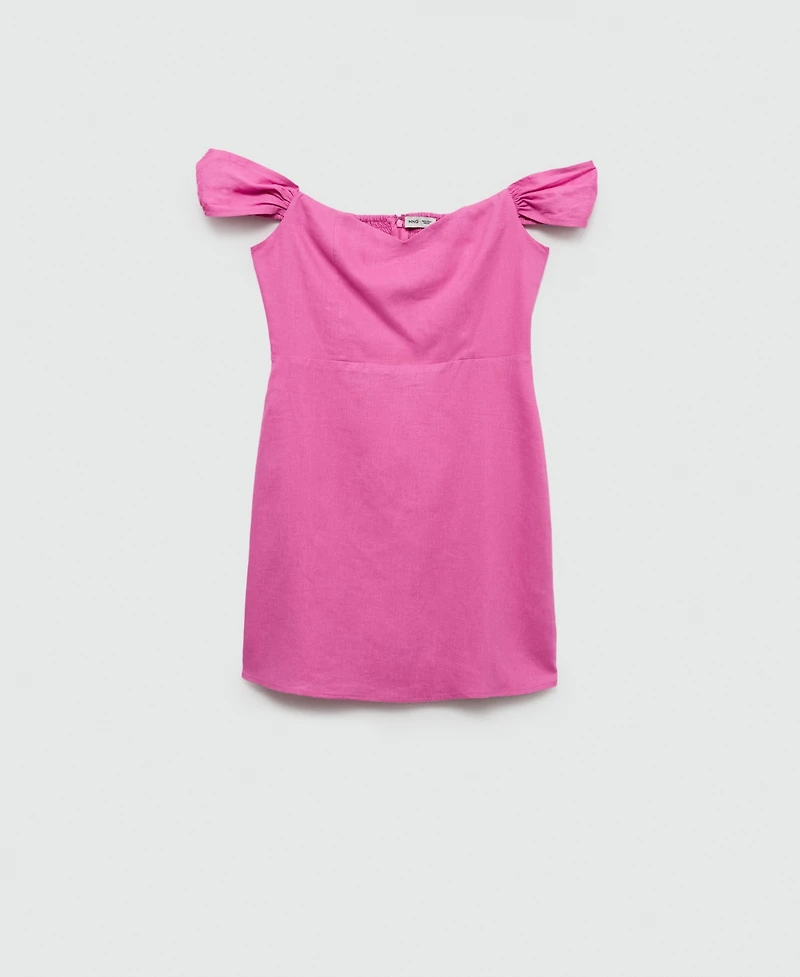 Mango Women's Short Boat-Neck Dress